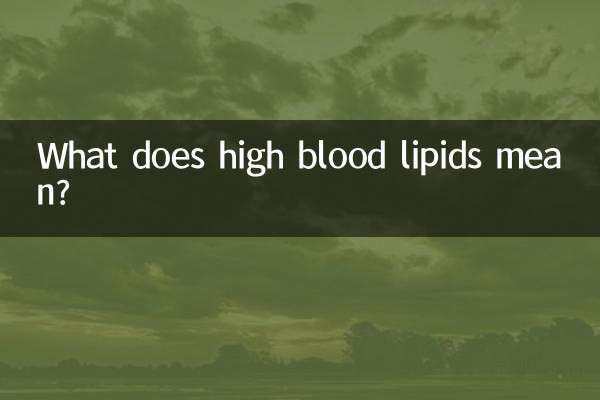 O que significa lipídios elevados no sangue?