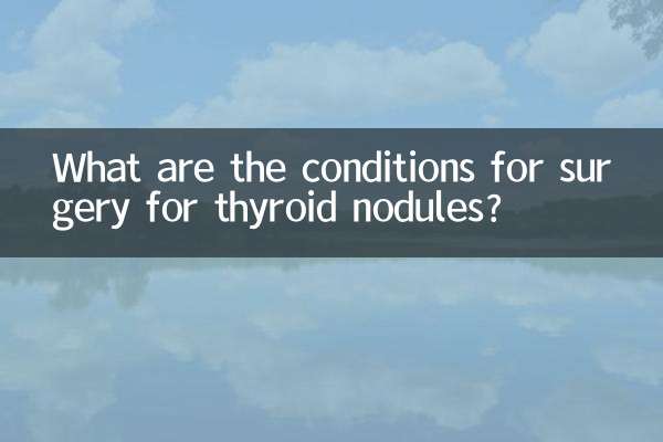 Quelles sont les conditions pour une intervention chirurgicale pour les nodules thyroïdiens ?