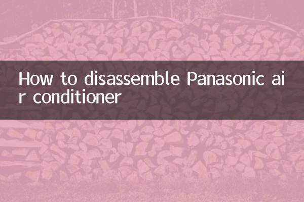 Cómo desmontar el aire acondicionado Panasonic.