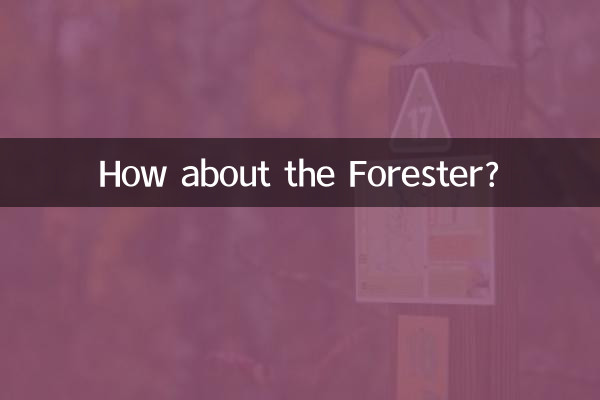 ¿Qué tal el Forester?