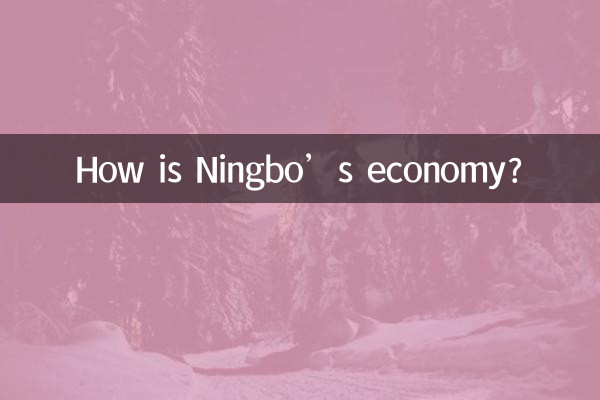 How is Ningbo’s economy?