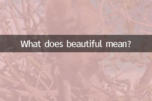 ماذا يعني جميل؟