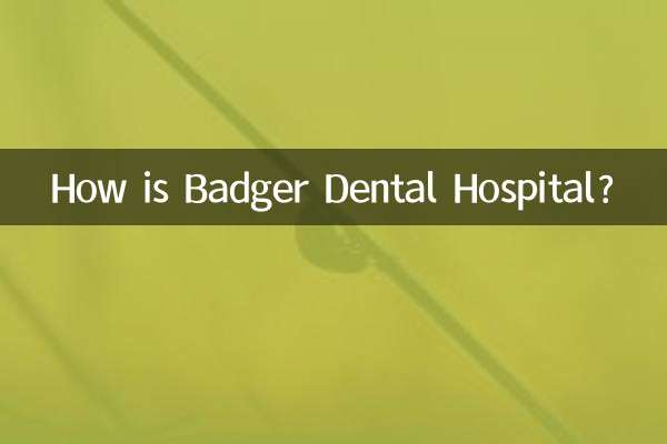 ماذا عن مستشفى بادجر لطب الأسنان؟