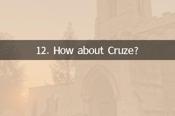 12. Che ne dici di Cruze?