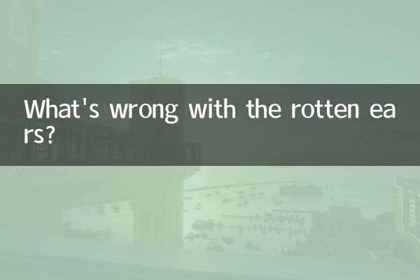 耳が腐ってどうしたの？