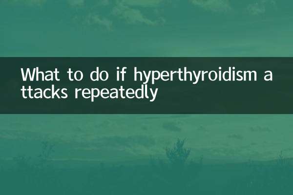 Cosa fare se l'ipertiroidismo attacca ripetutamente