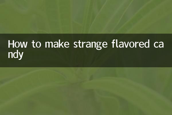 طرز تهیه آب نبات با طعم عجیب