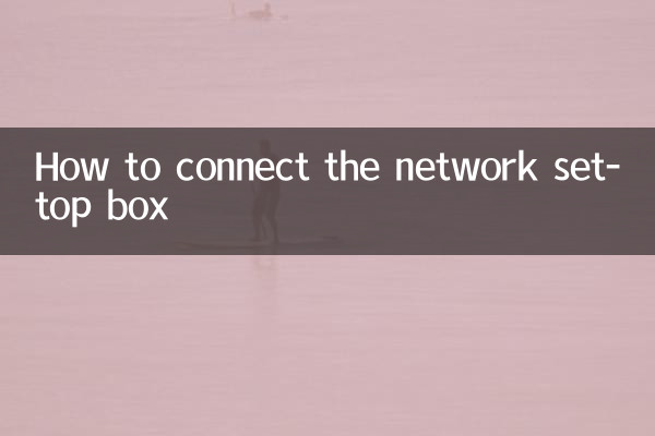 How to connect the network set-top box