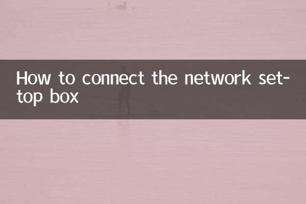 How to connect the network set-top box