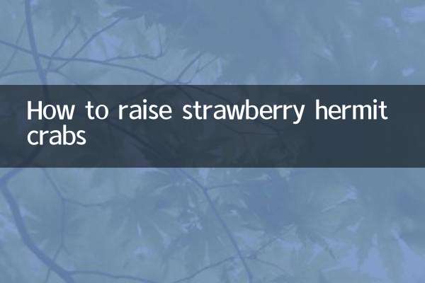 نحوه پرورش خرچنگ زاهد توت فرنگی