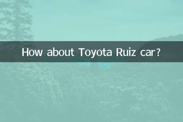 How about Toyota Ruiz car?