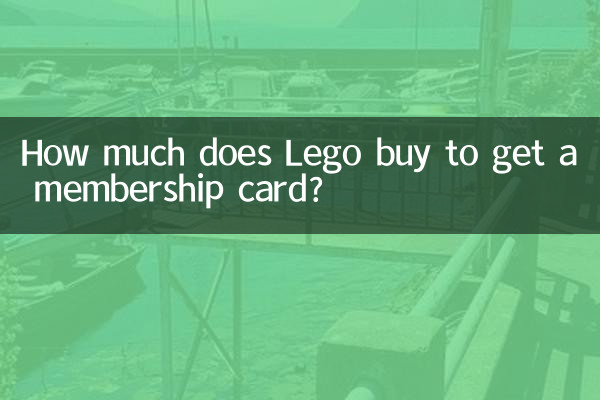 ممبرشپ کارڈ حاصل کرنے کے لئے لیگو کتنا خریدتا ہے؟