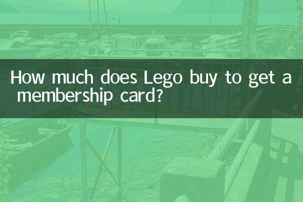 Wie viel kauft Lego, um eine Mitgliedskarte zu bekommen?