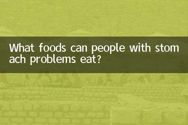 ¿Qué alimentos pueden comer las personas con problemas estomacales?