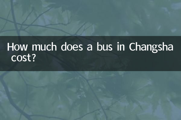Combien coûte un bus à Changsha?