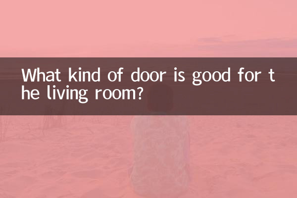 Welche Tür eignet sich für das Wohnzimmer?