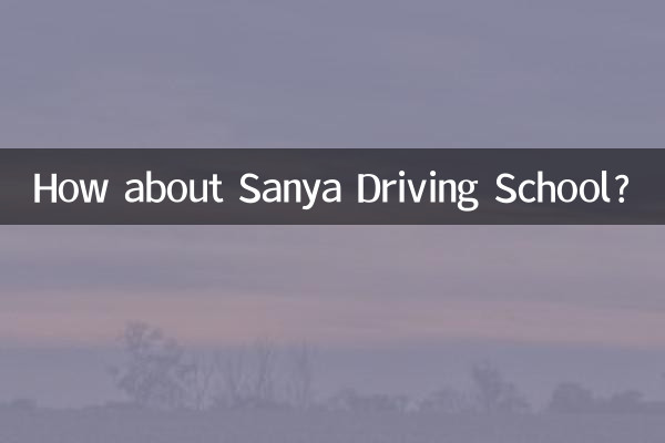 三亚驾校怎么样