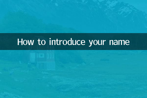Как представить свое имя