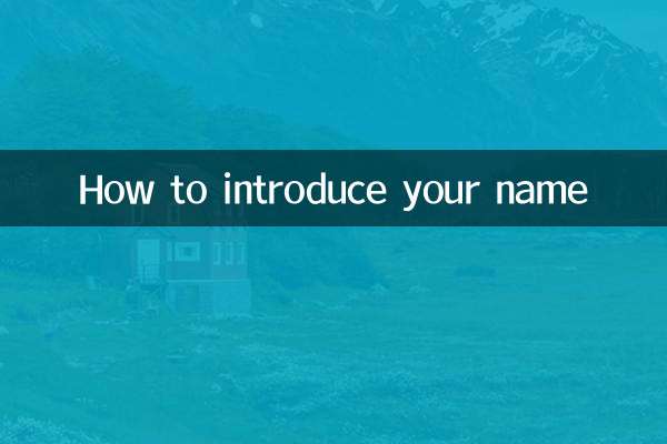 Как представить свое имя