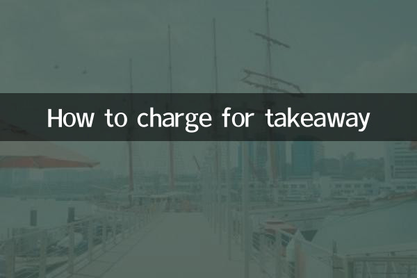 How to charge for takeaway