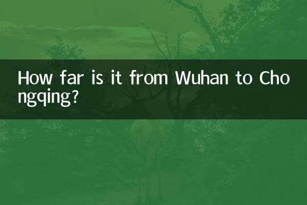 Qual a distância entre Wuhan e Chongqing?