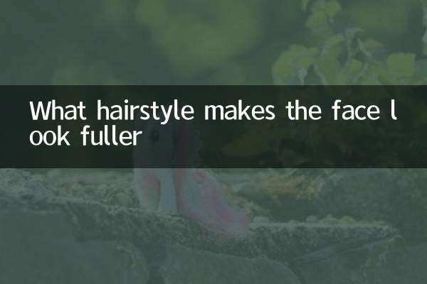 Welche Frisur lässt das Gesicht voller aussehen?