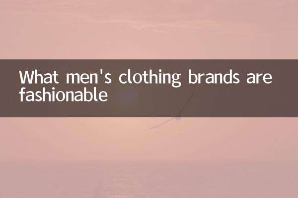 Welche Herrenbekleidungsmarken sind in Mode?