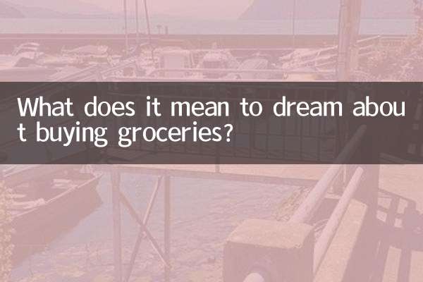 মুদি কেনার স্বপ্ন দেখার অর্থ কী?