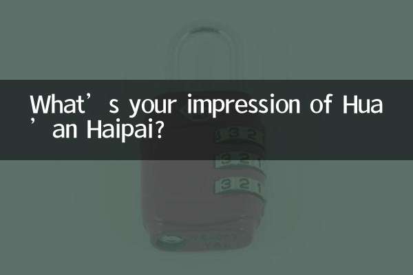 Qual é a sua impressão de Hua’an Haipai?