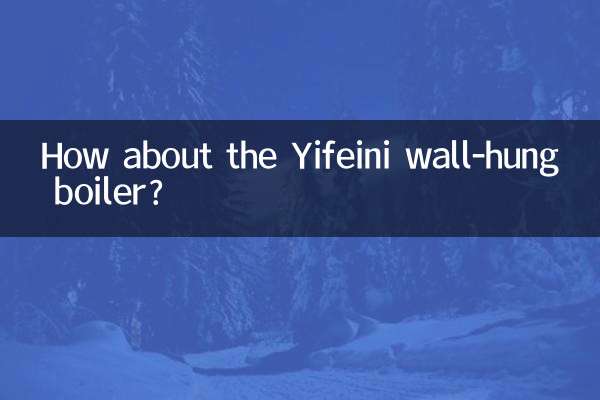 How about the Yifeini wall-hung boiler?
