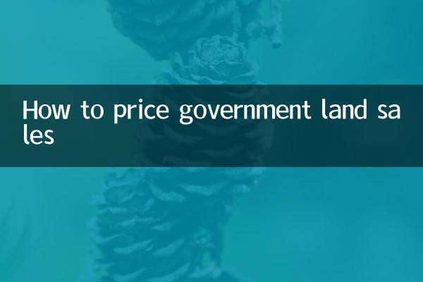 सरकारी भूमि की बिक्री का मूल्य निर्धारण कैसे करें