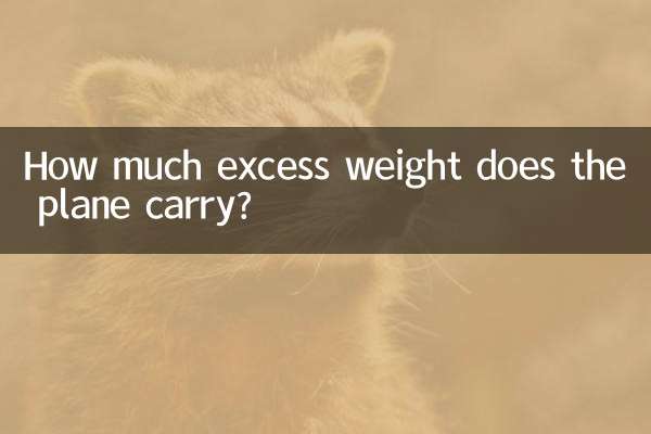 ¿Cuánto exceso de peso lleva el avión?
