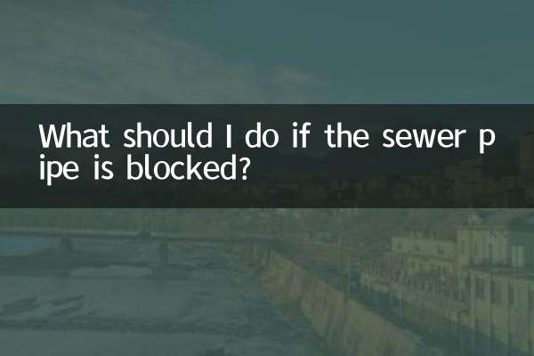 下水道管が詰まった場合はどうすればよいですか?