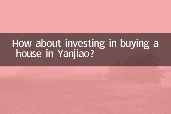 Che ne dici di investire nell'acquisto di una casa a Yanjiao?