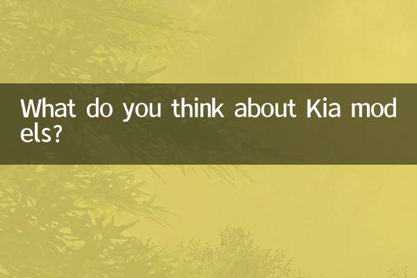 Was halten Sie von Kia-Modellen?