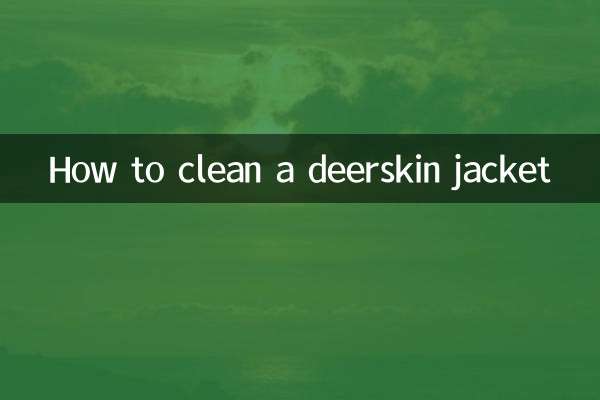 Como limpar uma jaqueta de pele de veado