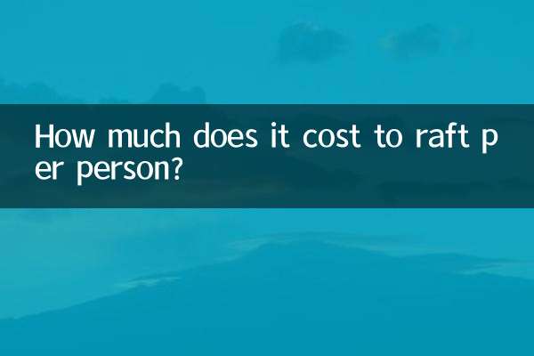 ラフティングの料金は1人あたりいくらですか?