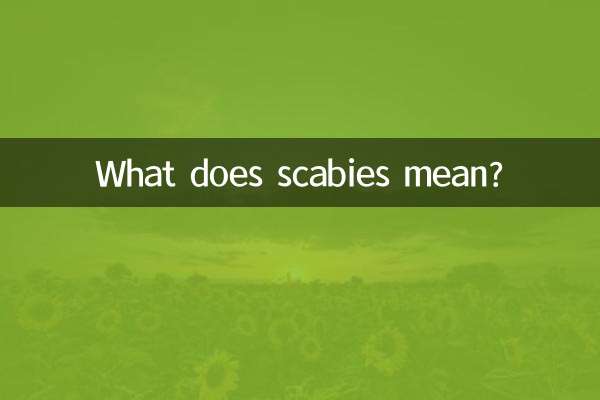 خارشوں کا کیا مطلب ہے؟