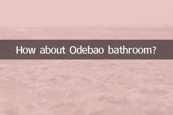 Wie wäre es mit dem Badezimmer von Odebao?