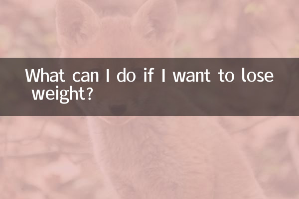 想減肥有什麼辦法