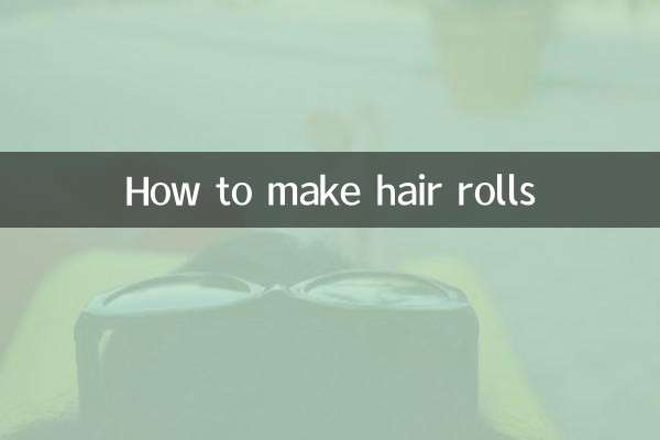How to make hair rolls