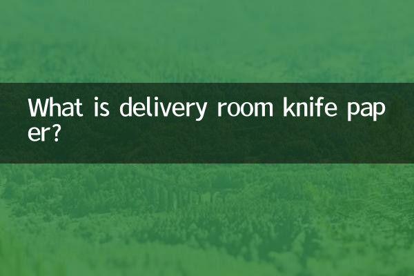 分娩室ナイフペーパーとは何ですか？