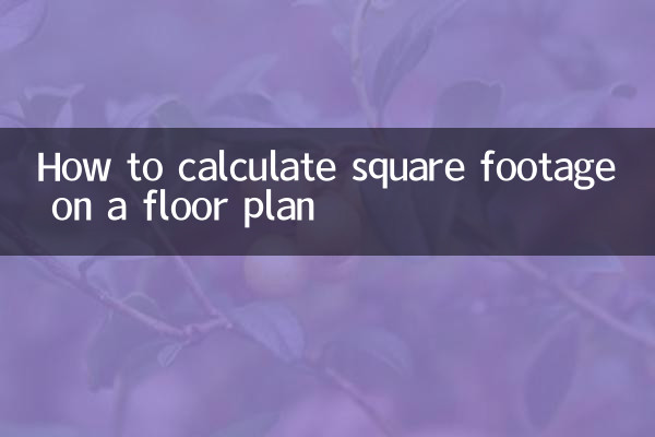 So berechnen Sie die Quadratmeterzahl auf einem Grundriss