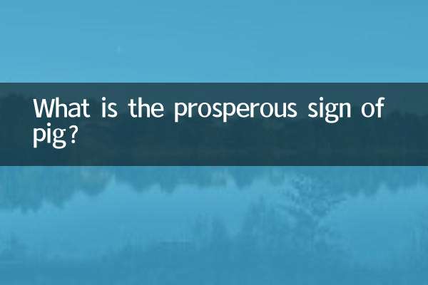 Was ist das wohlhabende Zeichen des Schweins?