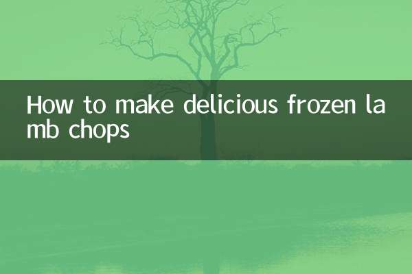 おいしい冷凍ラムチョップの作り方