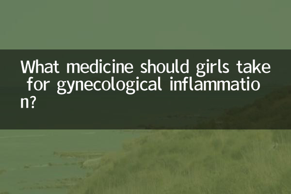 Какие лекарства принимать девушкам при гинекологических воспалениях?