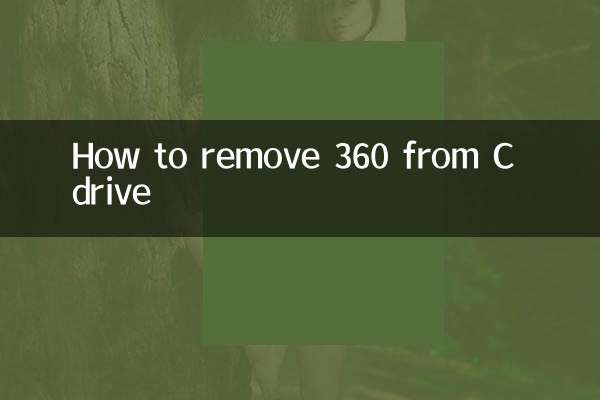 Come rimuovere 360 dall'unità C