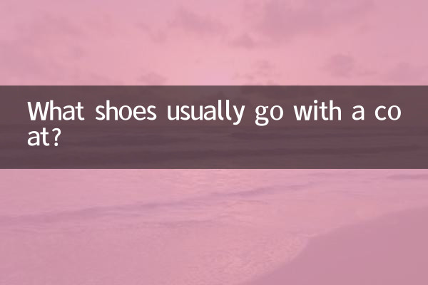 ¿Qué zapatos suelen ir con un abrigo?