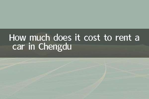 Combien cela coûte-t-il pour louer une voiture à Chengdu