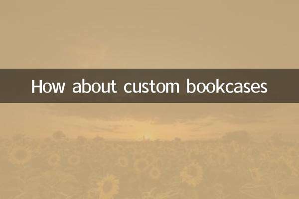 How about custom bookcases